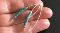 hypoallergenic turquoise earrings. niobium jewelry for sensitive ears. natural turquoise gemstones. nickel free earrings.