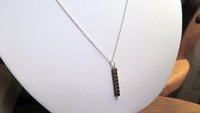 gold and silver necklace. mixed metal jewelry. modern jewellery