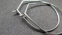 hypoallergenic hoop earrings for sensitive ears. anodized niobium jewelry. nickel free earrings.