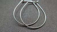hypoallergenic hoop earrings for sensitive ears. anodized niobium jewelry. nickel free earrings.