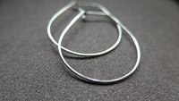 hypoallergenic hoop earrings for sensitive ears. anodized niobium jewelry. nickel free earrings.