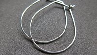 hypoallergenic hoop earrings for sensitive ears. anodized niobium jewelry. nickel free earrings.