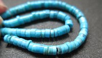 genuine turquoise earrings with natural stones in robins egg blue. modern turquoise jewelry. made in Canada