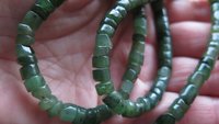 Canadian jade earrings. green jade jewelry. sterling silver jewellery.