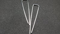 sterling silver earrings. minimalist jewelry. modern hoops.