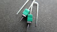 small emerald green earrings. natural malachite jewelry with silver hematite stones. rectangle earrings. made in Calgary