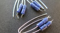 blue sodalite earrings. sterling silver threader earrings. present for sister. made in Canada.