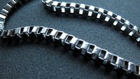 mens box chain necklace. stainless steel jewelry. made in Canada.