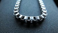 mens box chain necklace. stainless steel jewelry. made in Canada.