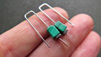 small emerald green earrings. natural malachite jewelry with silver hematite stones. rectangle earrings. made in Calgary