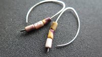 yellow and red earrings. natural mookaite jasper jewelry. modern stone earrings with sterling silver hooks.