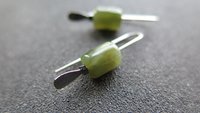genuine green jade earrings from Canada. natural jade jewelry. 1 inch earrings.