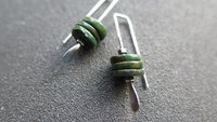 dark forest green jasper earrings. small modern earrings. splurge jewellery made in Calgary.