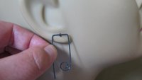 unique turquoise earrings in anodized niobium wire. hypoallergenic jewelry. niobium earwires. modern splurge.