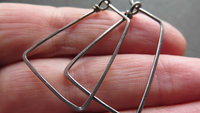 geometric niobium hoop earrings. Pay It Forward jewelry. splurge jewellery. made in Canada