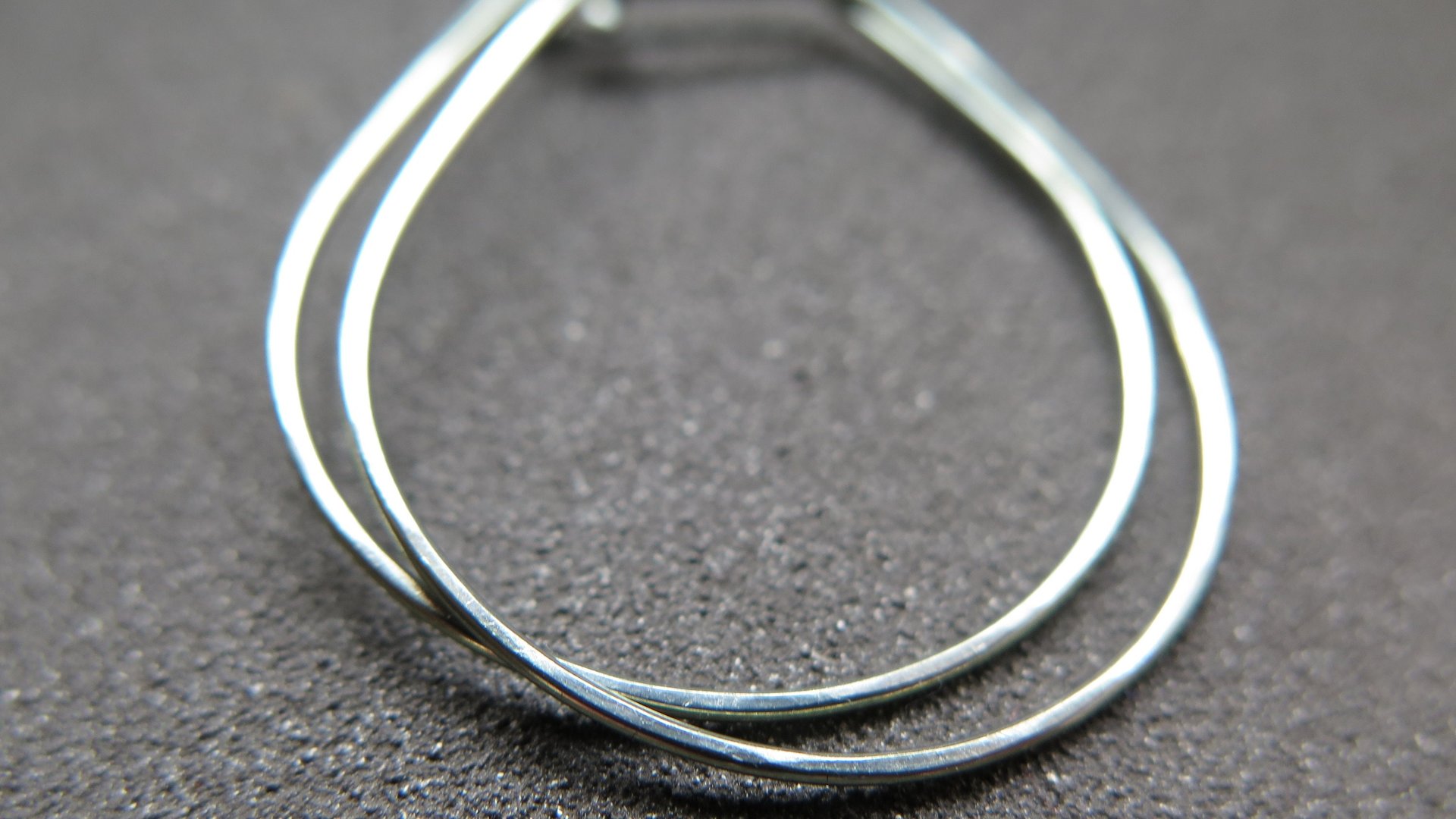 hypoallergenic hoop earrings for sensitive ears. anodized niobium jewelry. nickel free earrings.