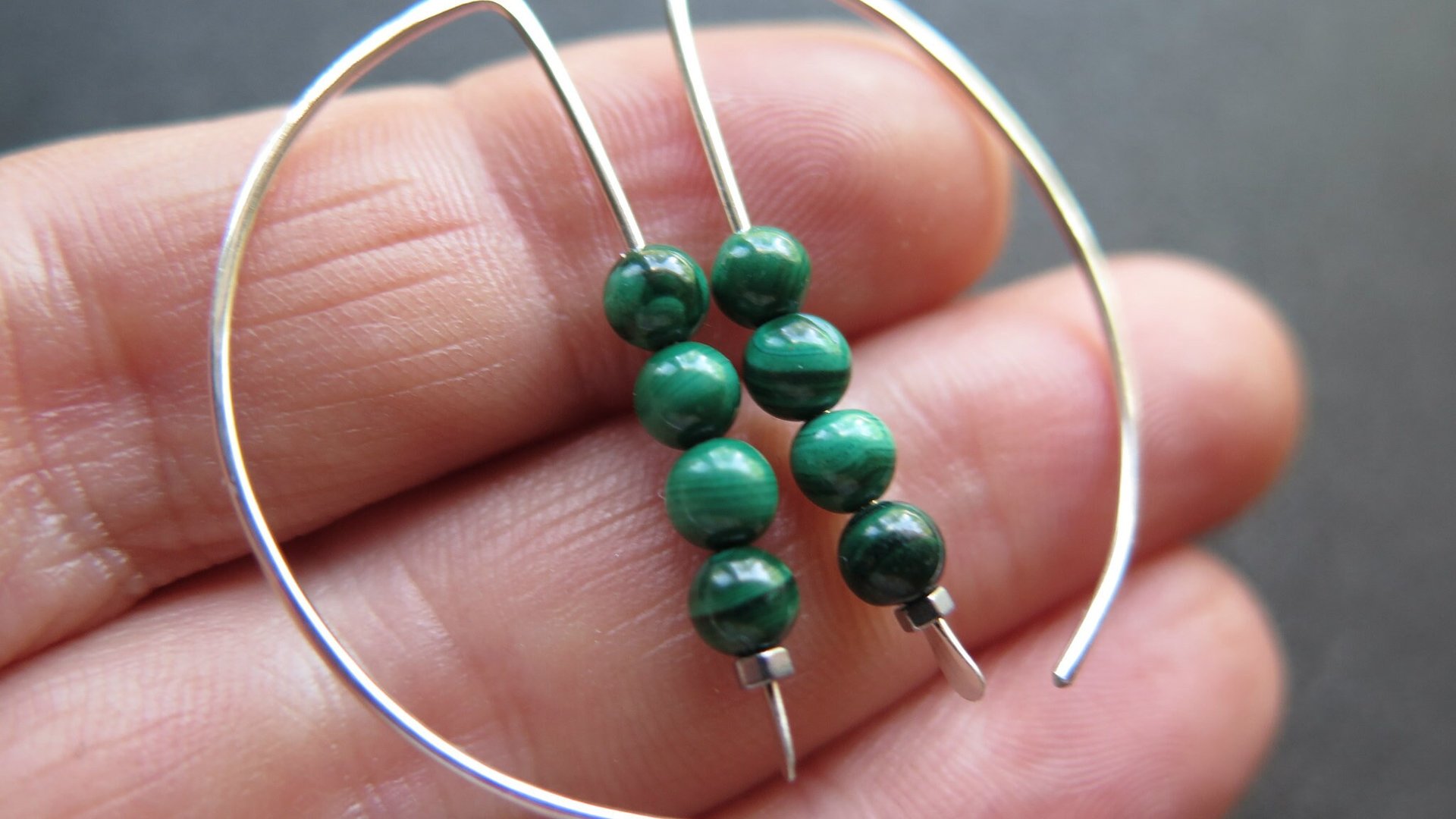 emerald green malachite earrings. green splurge earrings. Canadian seller in Calgary Alberta.