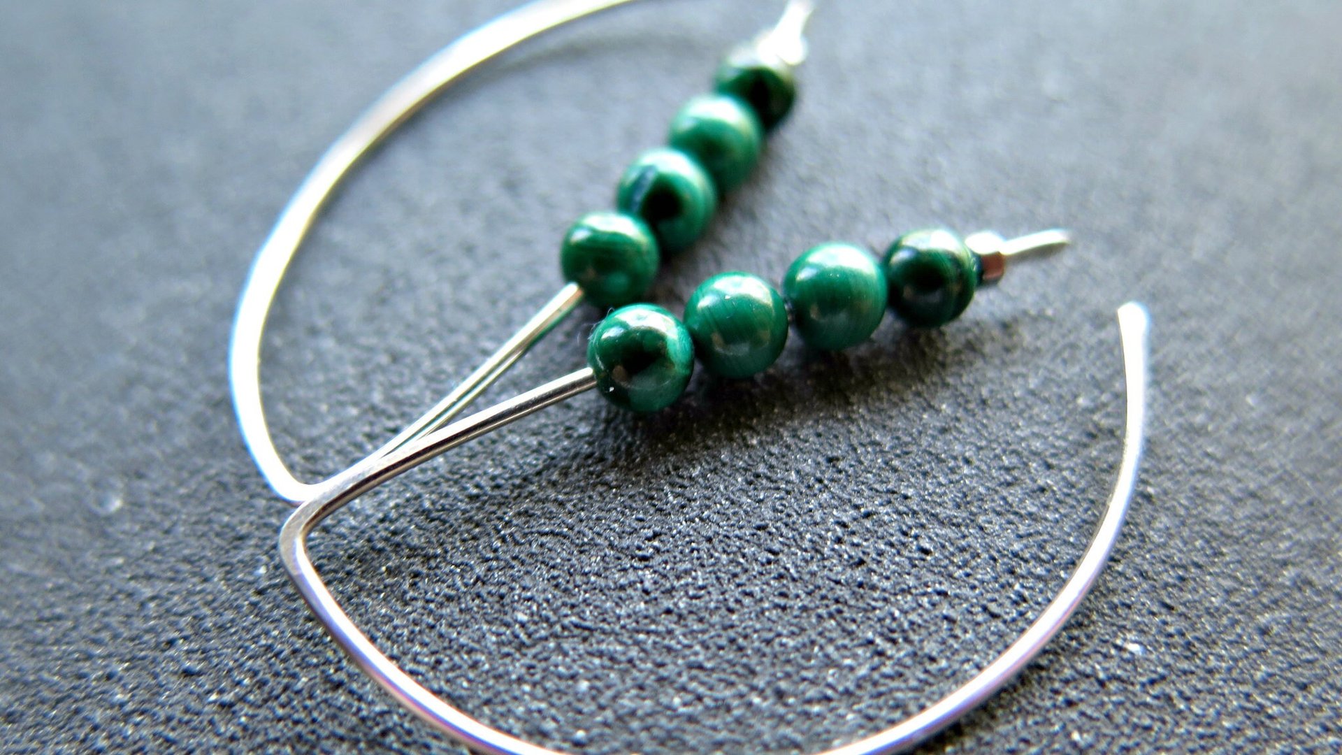 emerald green malachite earrings. green splurge earrings. Canadian seller in Calgary Alberta.