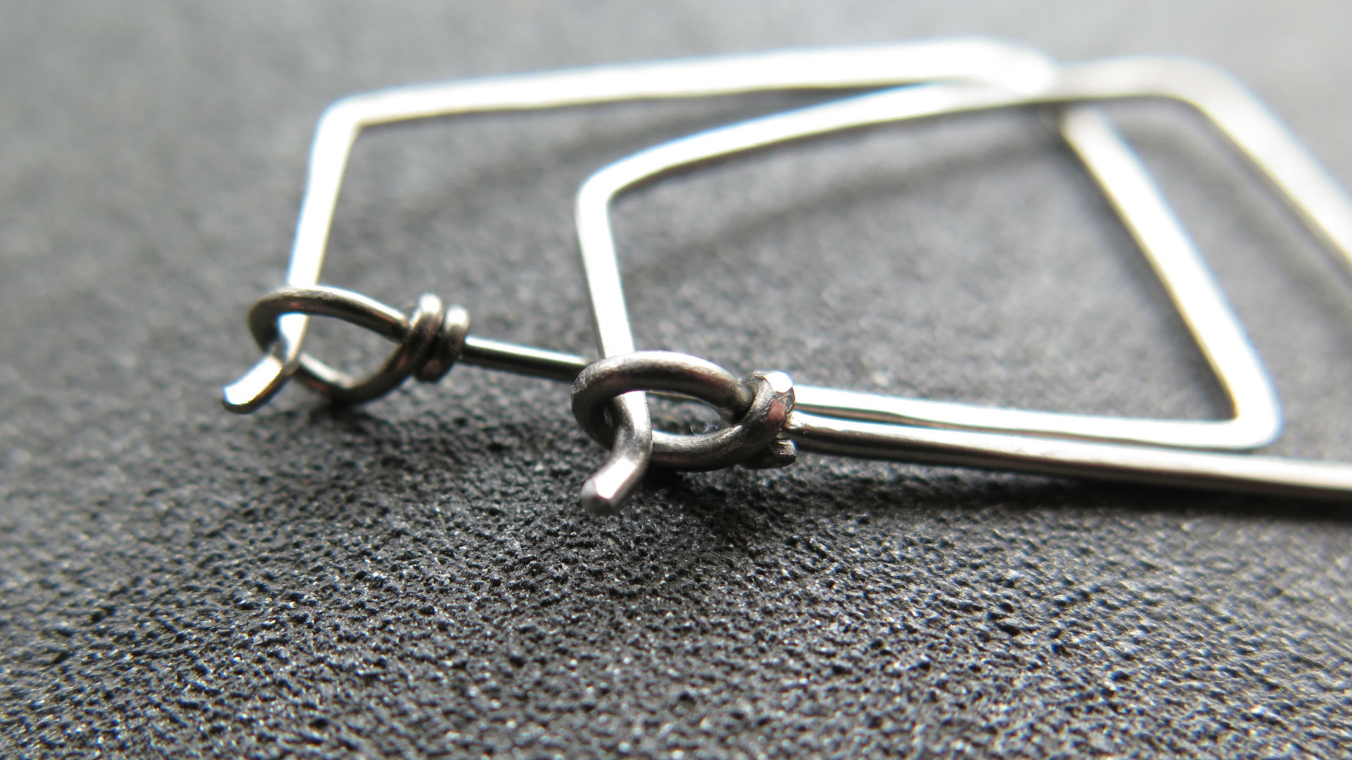 geometric niobium hoop earrings. Pay It Forward jewelry. splurge jewellery. made in Canada