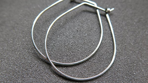 hypoallergenic hoop earrings for sensitive ears. anodized niobium jewelry. nickel free earrings.