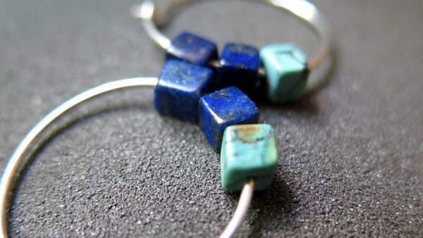 blue lapis lazuli earrings.